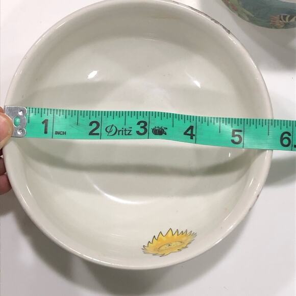 RETRONEU Everyday JUNGLE KIDS 2 Pc Stoneware Dining Set Double Handle Mug + Bowl - Picture 11 of 11